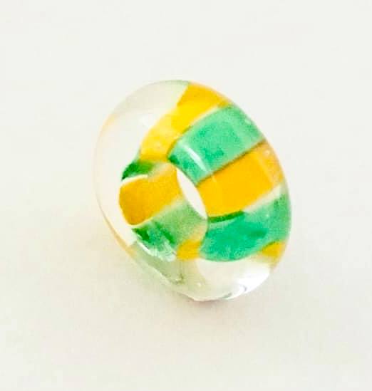 Canary Glass Charm.