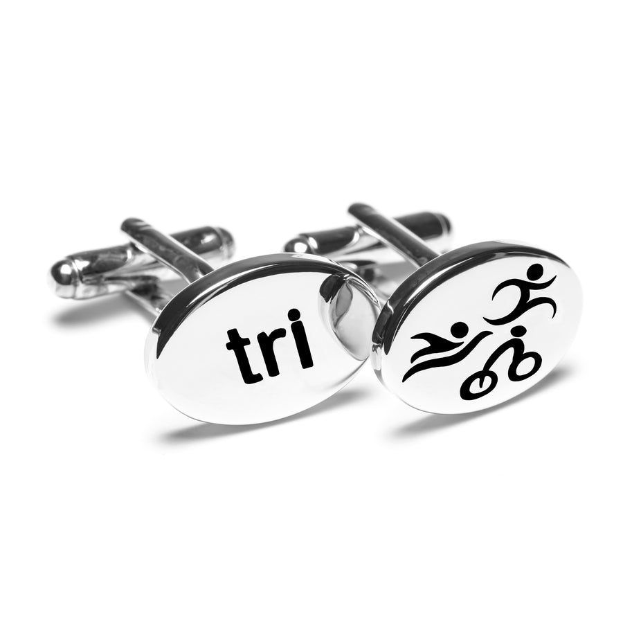 Triathlon Cufflinks