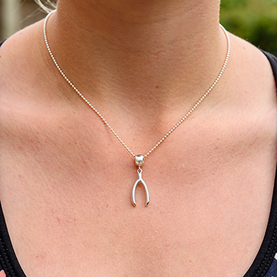 Wishbone Charm
