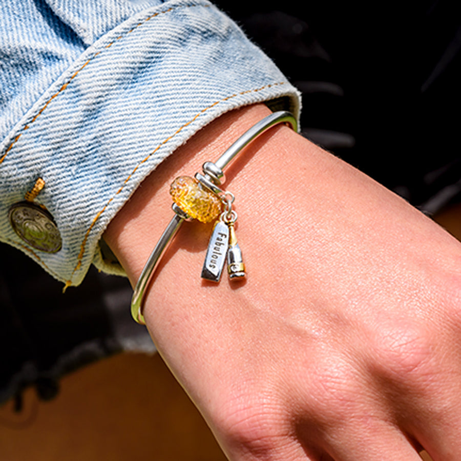 Champagne Glass Charm