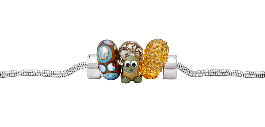 Rock Pool Glass Charm.