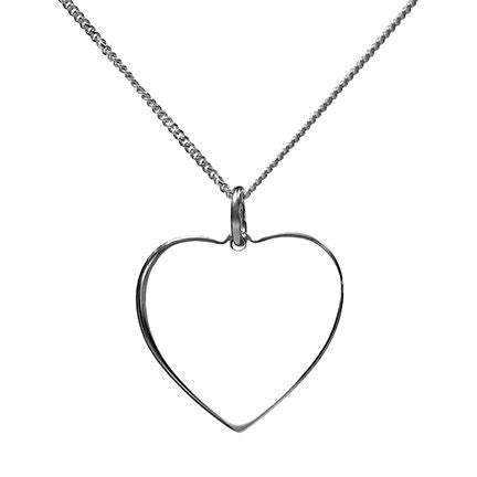 Blank Heart Pendant