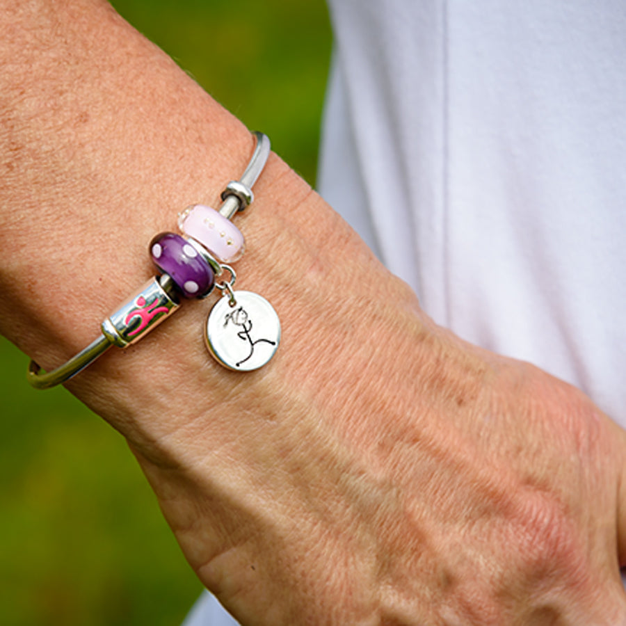 Pink Runner Charm
