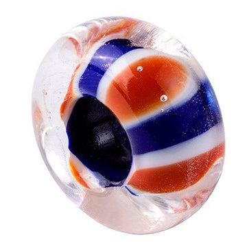 Fluttering Flag Glass Charm