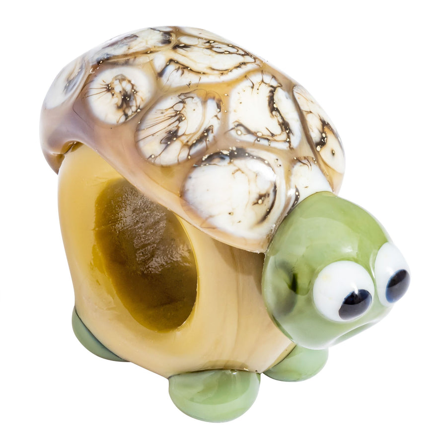 Tortoise Glass Charm